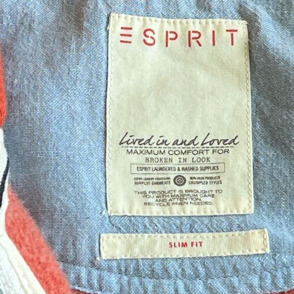 Esprit Zip-Up Hoodie 'Jacket TRAYNE' in Orange Size XL men - Picture 5 of 16